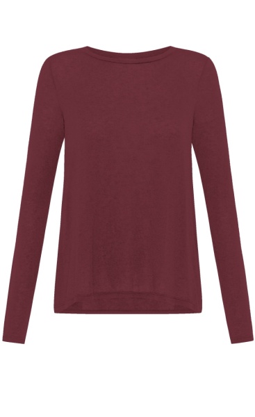 Cashmere Blend Longsleeve - Cherry Red