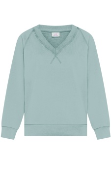 V-Neck Sweat - Foggy Blue