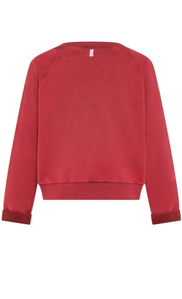 Marbled Round Neck Sweater - 1