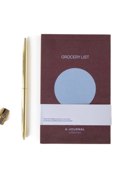 A-Journal Notepad Circle Coral - 1