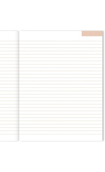 A-Journal Notebook Beige - 1