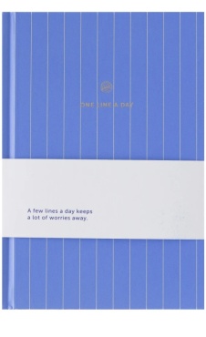 A- Journal One Line A Day Lavender Stripes