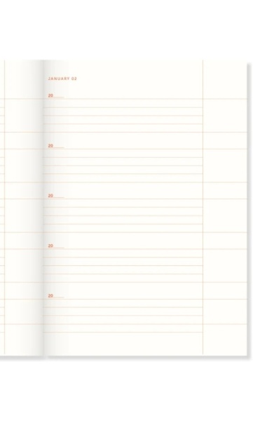 One Line A Day Lavender Stripes - 1