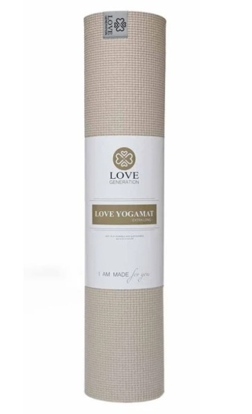 Love Generation Basic Yoga Mat 2 mtr 6mm Sand