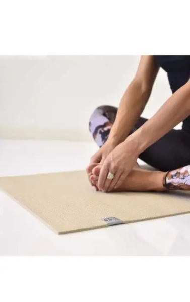 Love Generation Basic Yoga Mat 2 mtr 6mm Sand - 3
