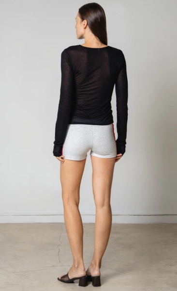 StudioK 93' Low Rise Short - Grey Marl - 3