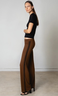 Studio K 93' Low Rise Stripe Pants Tiramisu Black