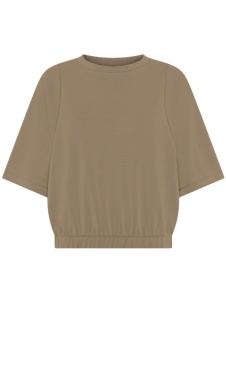Smooth Short Sleeve Sweat - Khaki