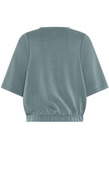Smooth Short Sleeve Sweat - Teal Green - 5