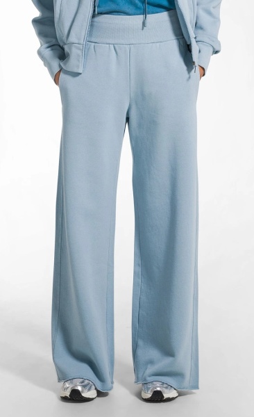 Wonder Wide Leg Palazzo Pants - Foggy Blue
