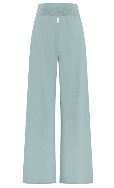 Wonder Wide Leg Palazzo Pants - Foggy Blue - 5