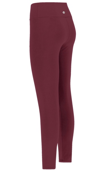 Natural High Waist Leggings - Cherry Red - 4