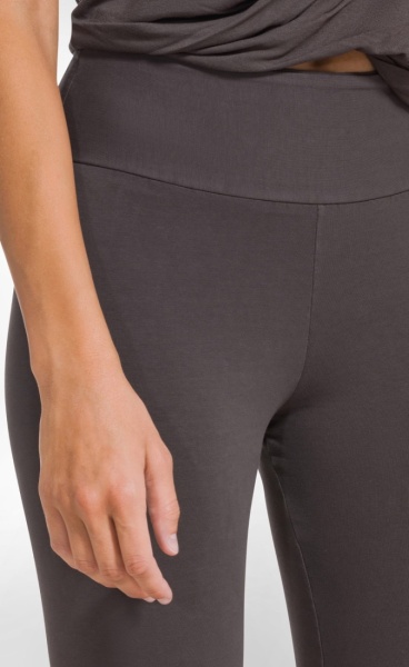Natural High Waist Leggings - Cocoa Brown - 2