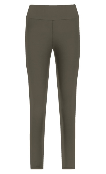 Natural High Waist Leggings - Cocoa Brown - 5
