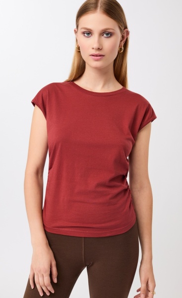 Mandala Side Ruffled Top Renew - Sienna - 1