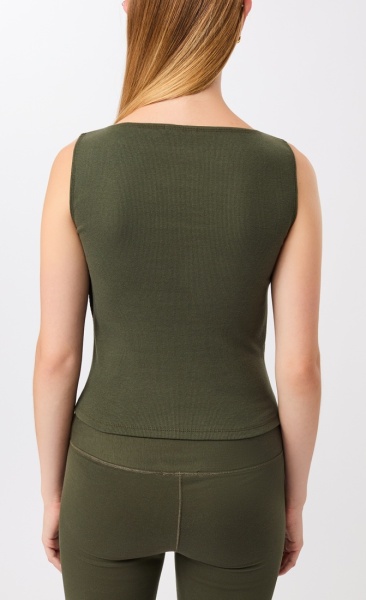 Mandala Side Button Top - Leaf - 4