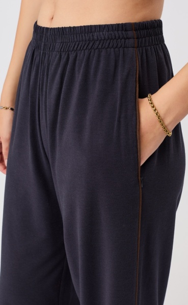 Mandala Wide Leg Track Pants - Night Sky - 2