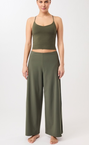 Mandala Extra Wide Pants - Leaf - 6