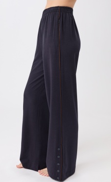 Mandala Wide Leg Track Pants - Night Sky