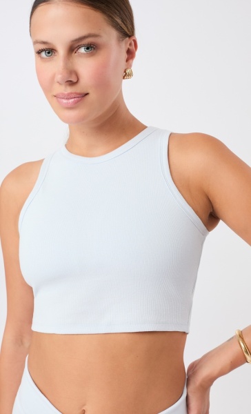 Mandala Sleek Top - Baby Blue