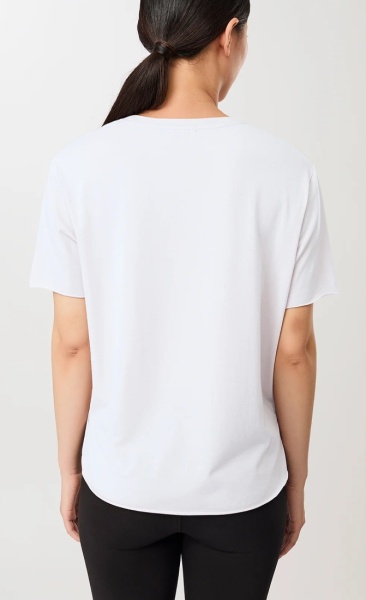 Mandala Half Moon Shirt - White - 1
