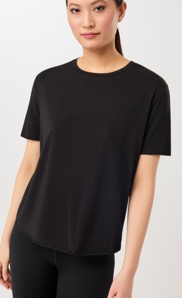 Mandala Half Moon Shirt - Black