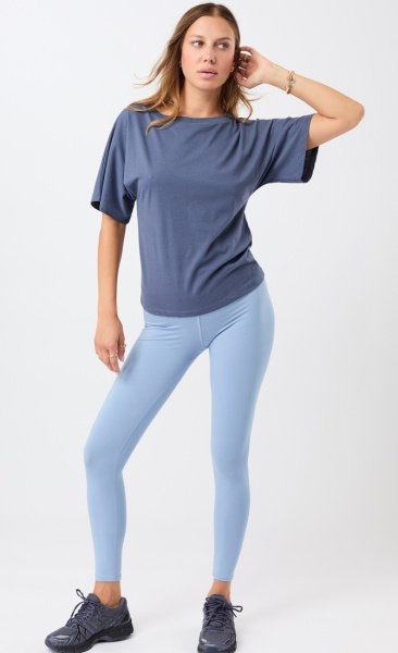 Mandala Butterfly Tee - Eclipse Blue - 3