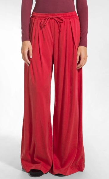 Sunset Glam Pants - Flame Red