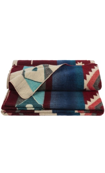 AlpacaLoca Plaid Native - Wine Red - 1