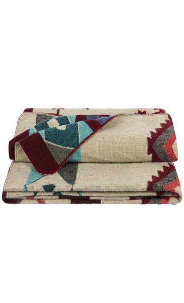 AlpacaLoca Plaid Native - Wine Red - 3