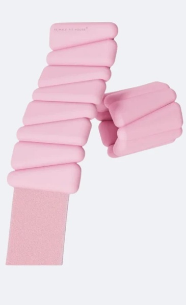 Pilates Set Sculpt Cuffs I Ankle Weights 1kg - Soft Pink - 1