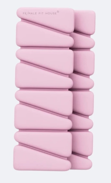 Pilates Set Sculpt Cuffs I Ankle Weights 1kg - Soft Pink - 2