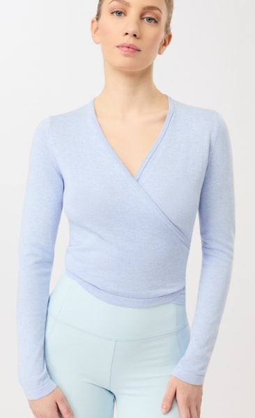 Mandala Rib Knit Wrap Jacket - 1