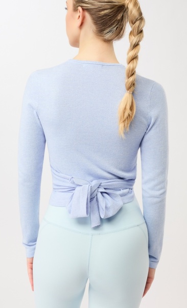 Mandala Rib Knit Wrap Jacket - 2