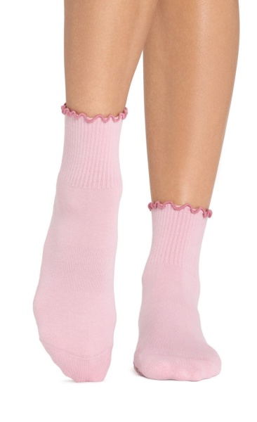 Tavi Noir Grip Socks Aria Ruffle -  Fleur - 1