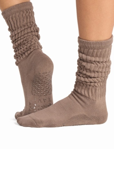 Tavi Stacy Grip Socks - Pebble