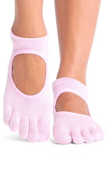 Toesox Bellarina Full Toe - Rosy Melange - 1