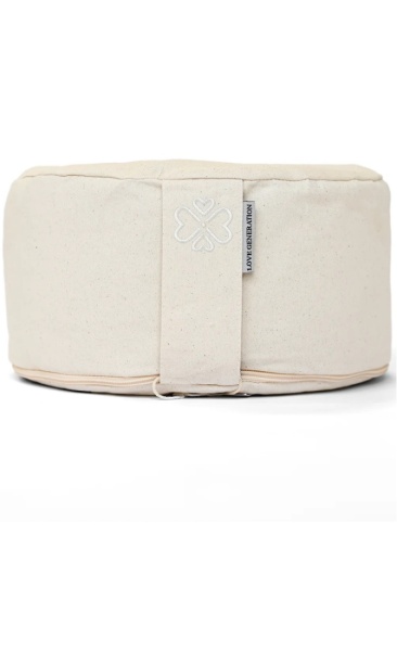 Love Generation Meditation Cushion - Ivory - 1