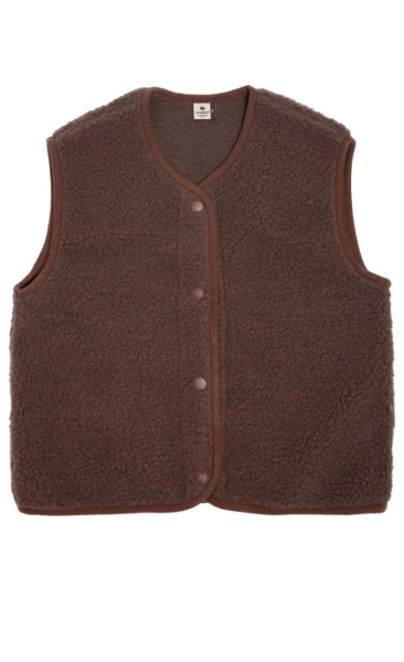 Alwero Tyb Schapenwol Vest - Choco Martini