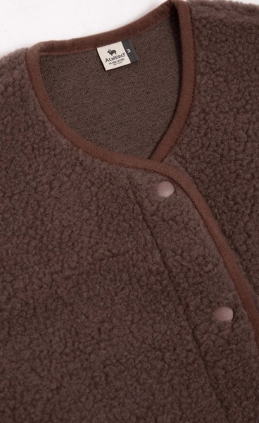 Alwero Tyb Schapenwol Vest - Choco Martini - 2