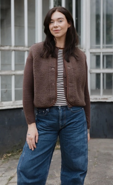 Alwero Tyb Schapenwol Vest - Choco Martini - 3