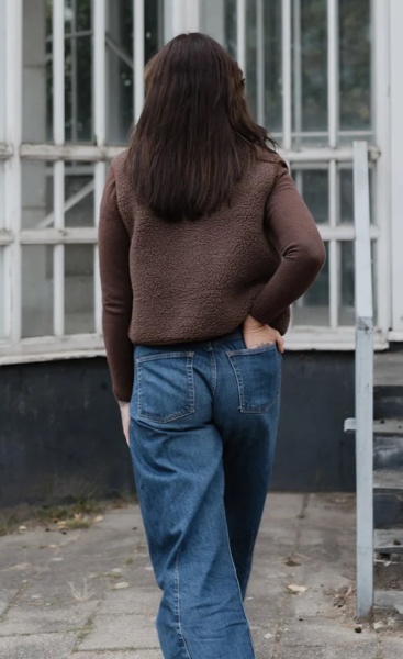 Alwero Tyb Schapenwol Vest - Choco Martini - 5