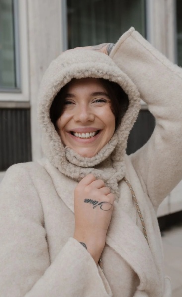 Alwero Wool Hood Hey - 3