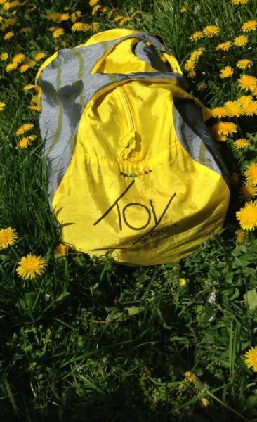 Yoga Mat Travel Bag - Grey/ Yellow - 1